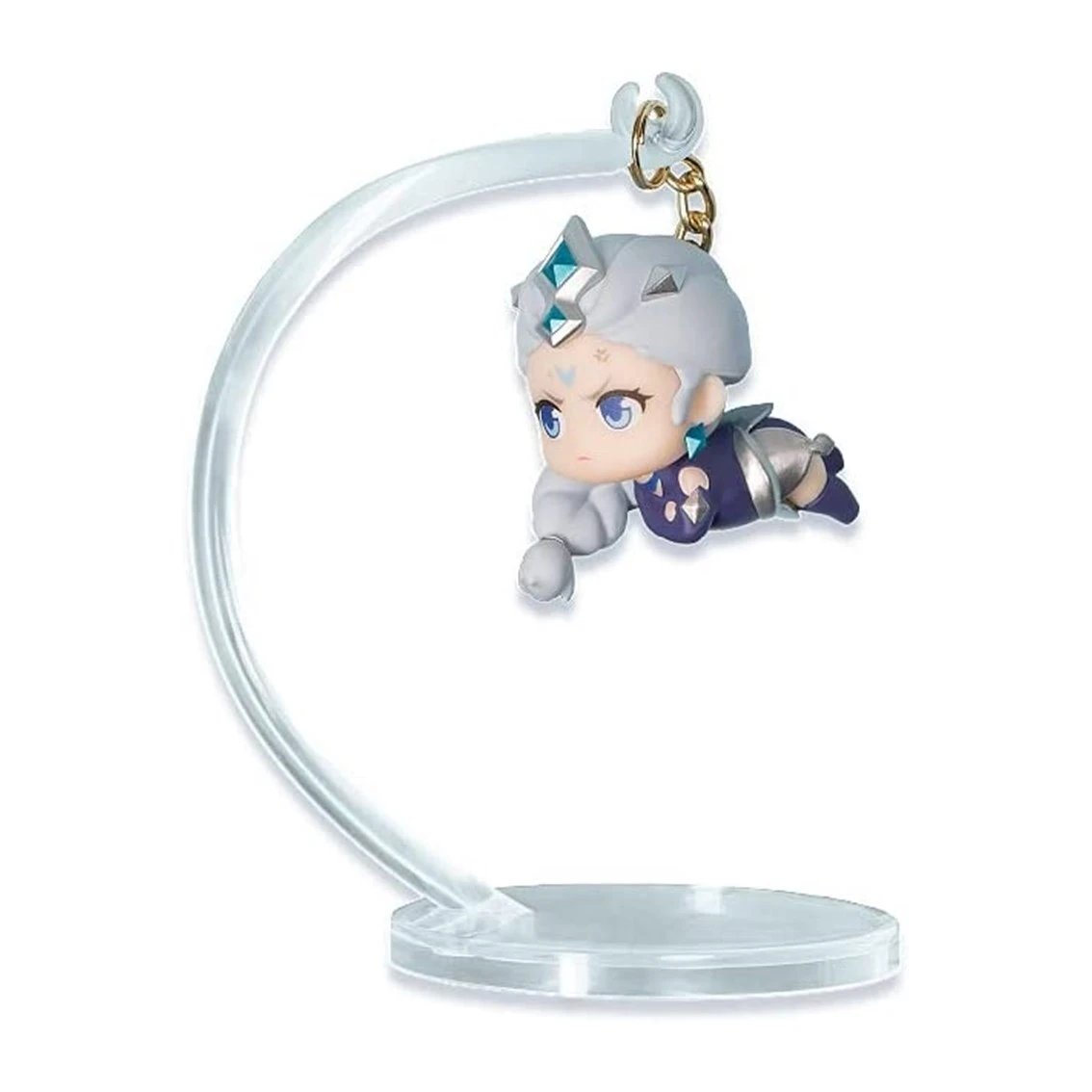 Good Smile Company - Figura coleccionable chibi de Luna Hang On KGM92356 para fans de King of Glory, 6,5 cm con base exhibición y cadena colgante