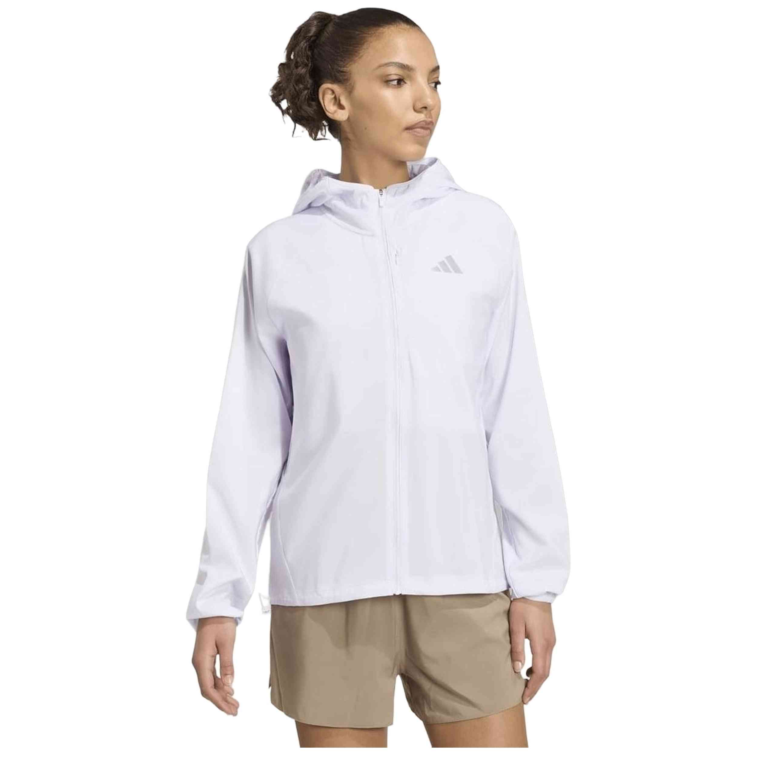 Sudadera Con Capucha Adidas modelo Run Ess JKT W para Mujer en color Blanco