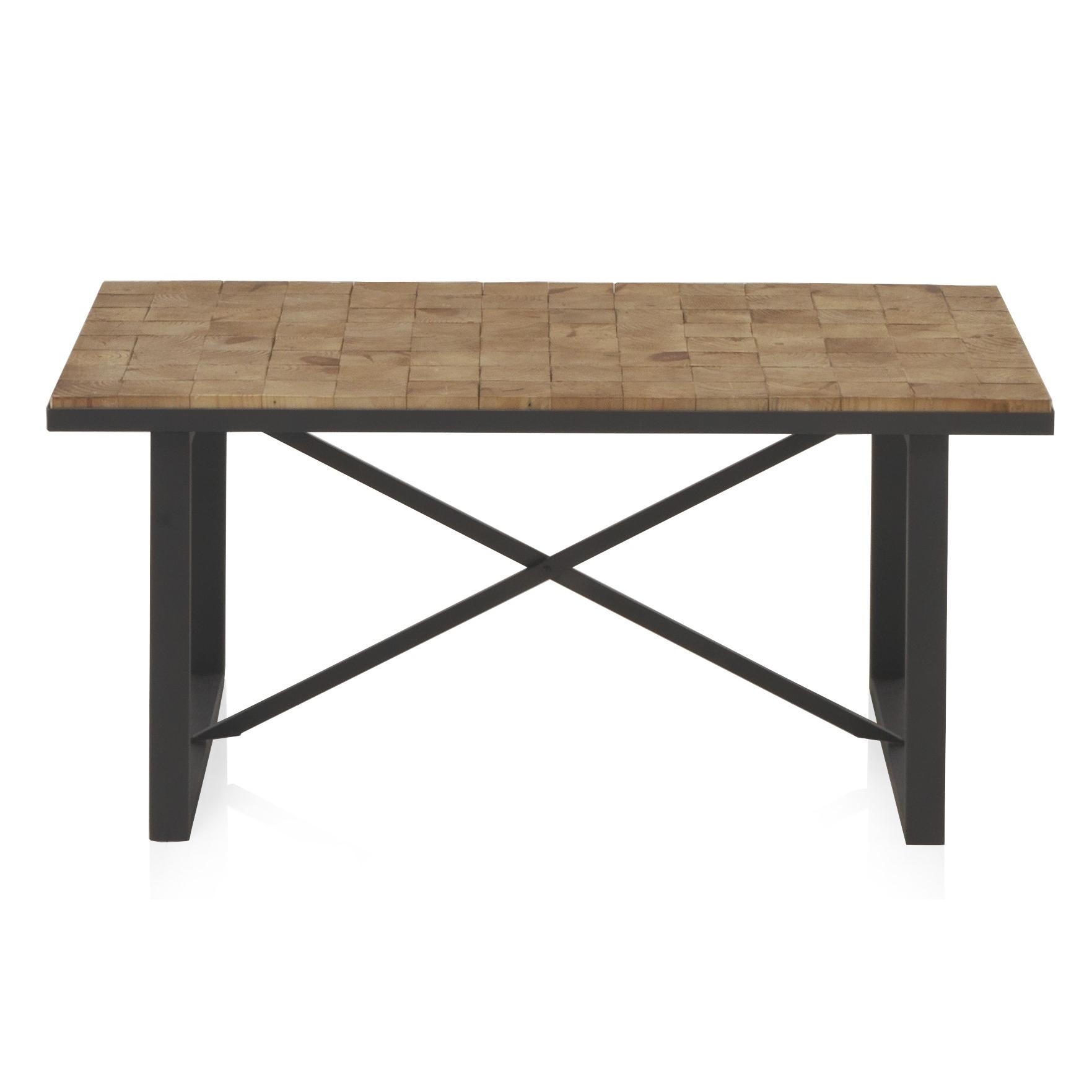 Mesa De Centro De Madera Con Bloques. El mejor complemento para tu hogar. Fijalo