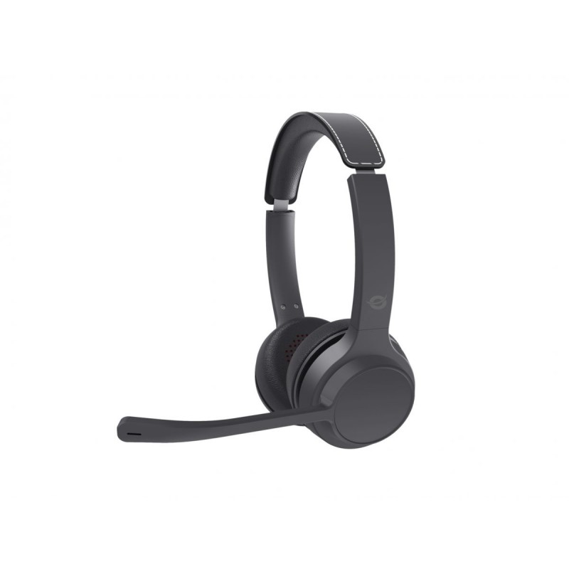 Conceptronic - POLONA04B auricular y casco Auriculares Inalámbrico y alámbrico Diadema Llamadas/Música USB Tipo C Bluetooth Negr POLONA04B