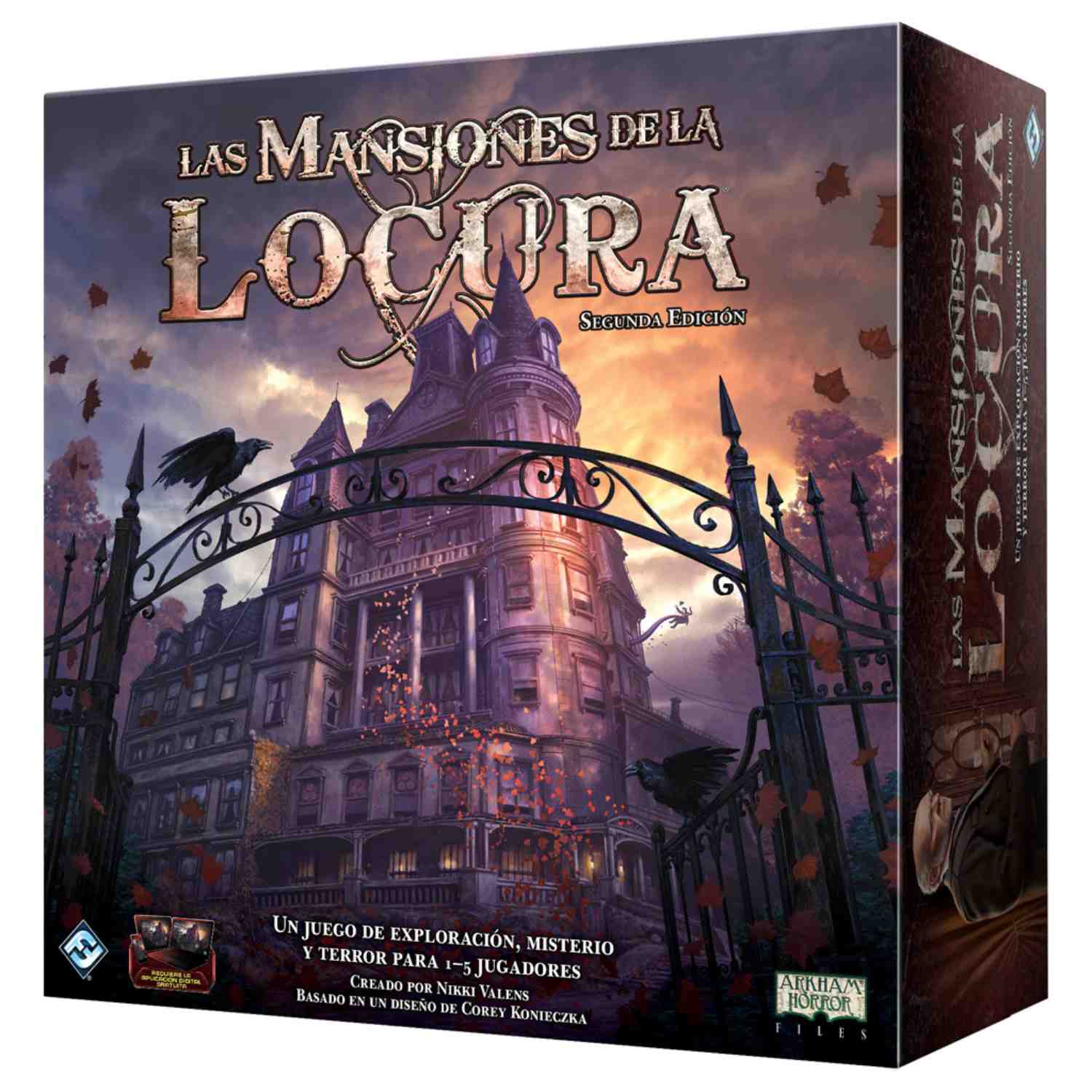 Asmodee Las Mansiones de la Locura 2ª Edición - Juego Cooperativo Horror Arkham