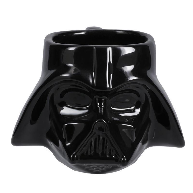 Taza con forma de Darth Vader - Canaliza el poder del Lado Oscuro con cada sorbo - Producto oficial de Star Wars.