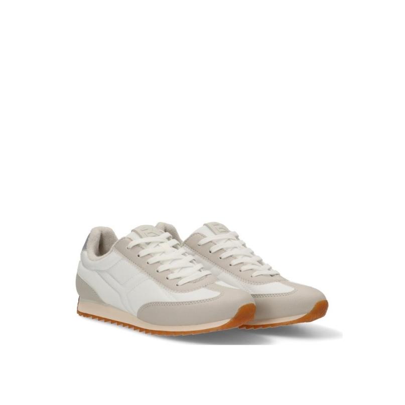 Zapatillas Casual Etika - Mujer - Suela Plana - Modelo 50016 - Color Blanco