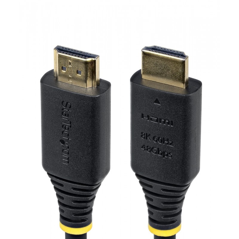 StarTech.com - Cable HDMI de 50cm Certificado de Ultra Alta Velocidad - 8K60Hz/4K120Hz - Cable HDMI 2.1 con HDR10+ / eARC - 48Gb HDMI21-CBL-8K60-50CM