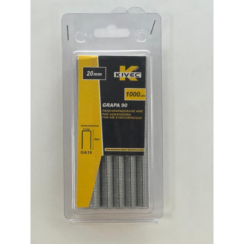 KIVEC TOOLS MCGR90-20BLIS Grapa 20mm KIVEC  - Envío desde España 24 hrs -