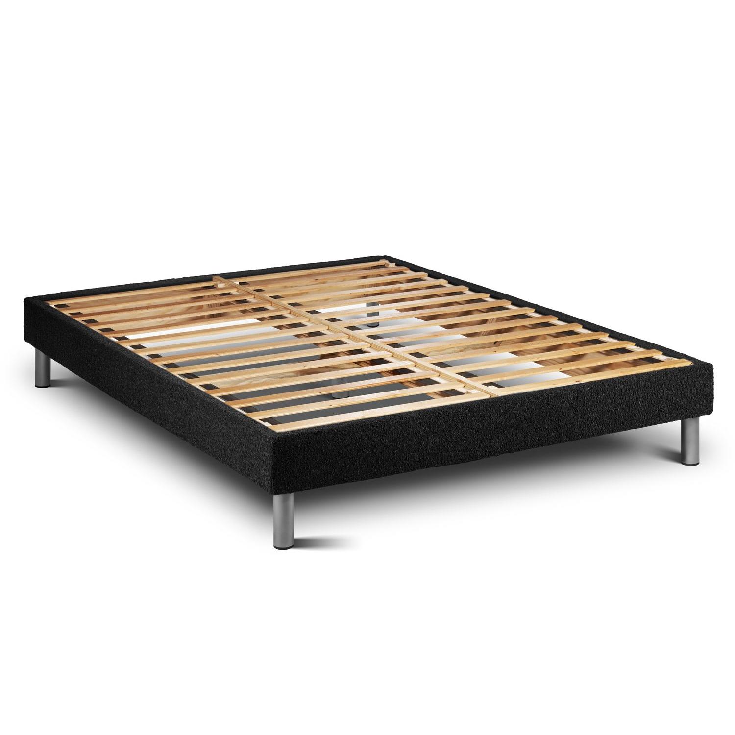 Conjunto VITAL SPRING 150 x 190 cm somier Kit negro