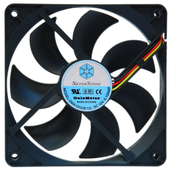 Silverstone FN 122 Ventilador Negro