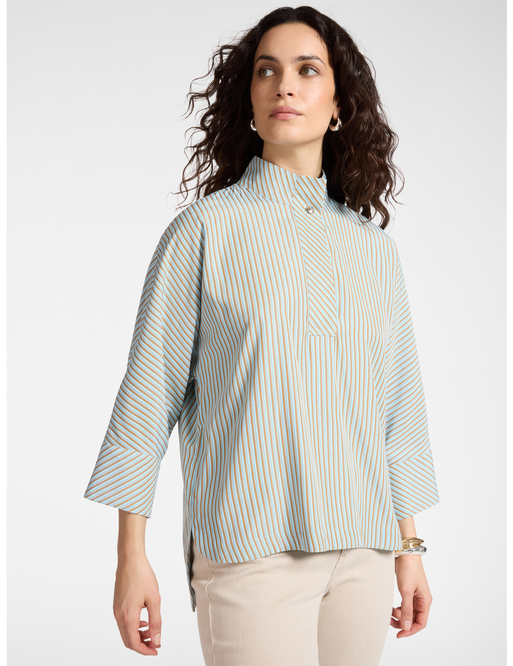 Elena Mirò - Blusa boxy de rayas