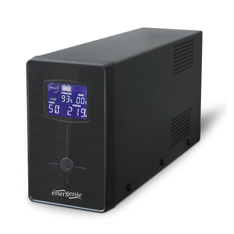 Gembird EG-UPS-034 sistema de alimentación ininterrumpida (UPS) Línea interactiva 1500 VA 900 W 3 salidas AC