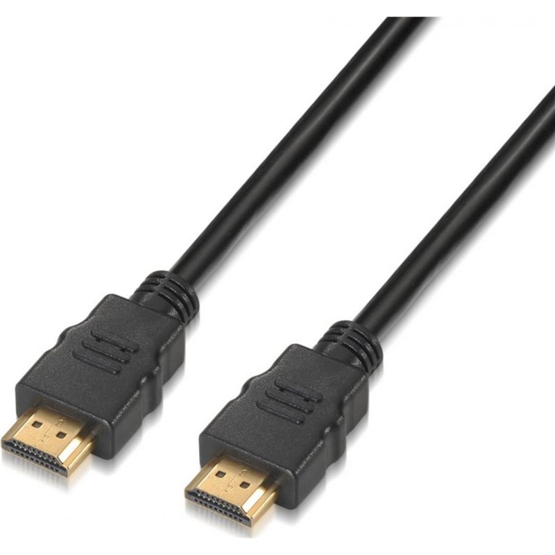 Cable Aisens HDMI V2.0 Premium Alta Velocidad/ HEC 4K@60HZ 18GBPS, A/M-A/M, Negro, 10 M