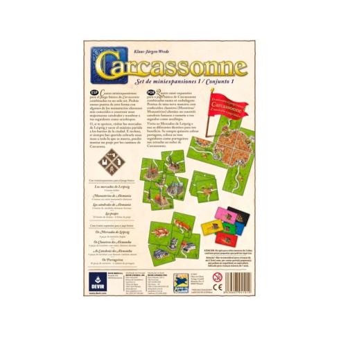 Carcassonne: Expansiones Reunidas Set de miniexpansiones 1