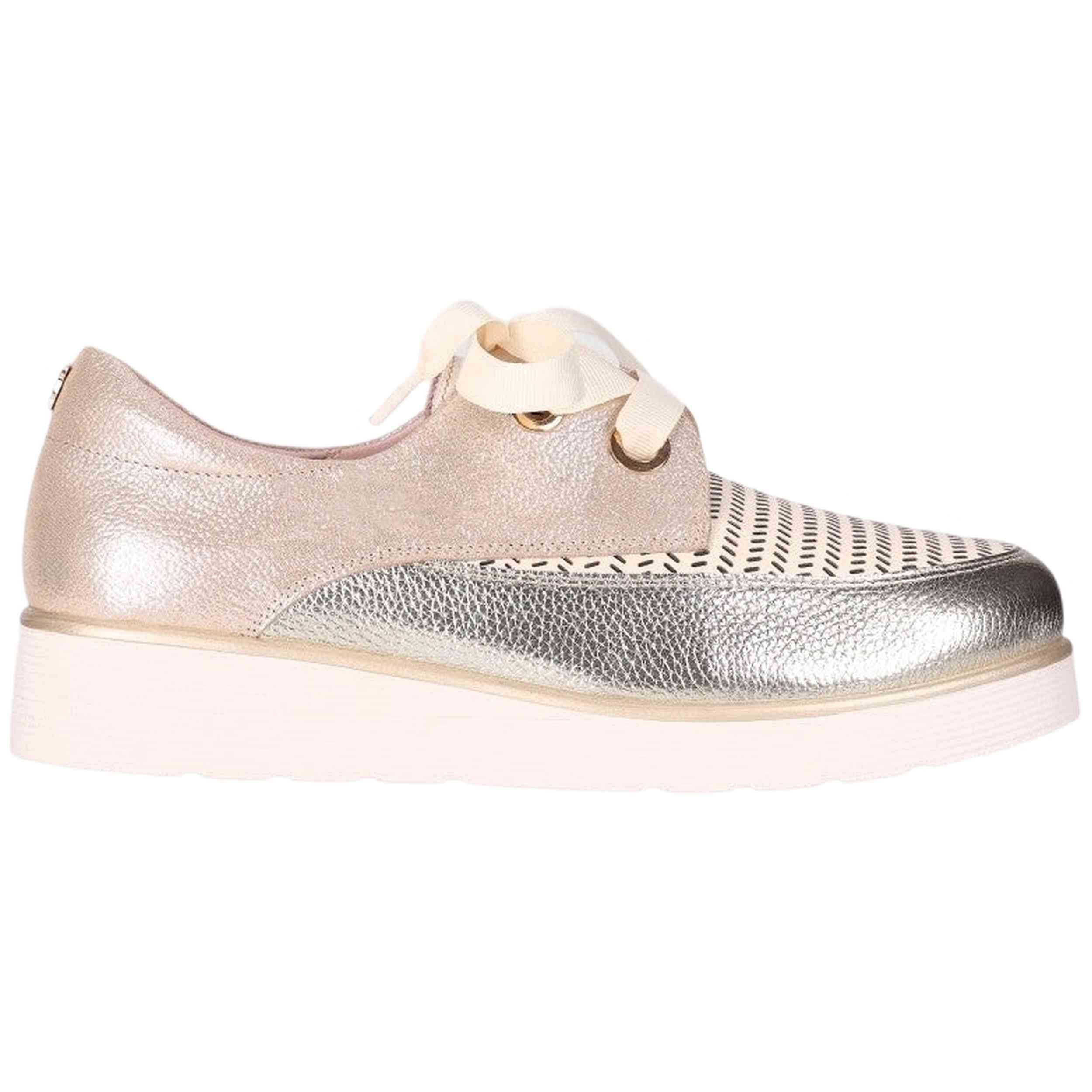 Zapatos Chika10 modelo Re Ficus 05 en color Metal