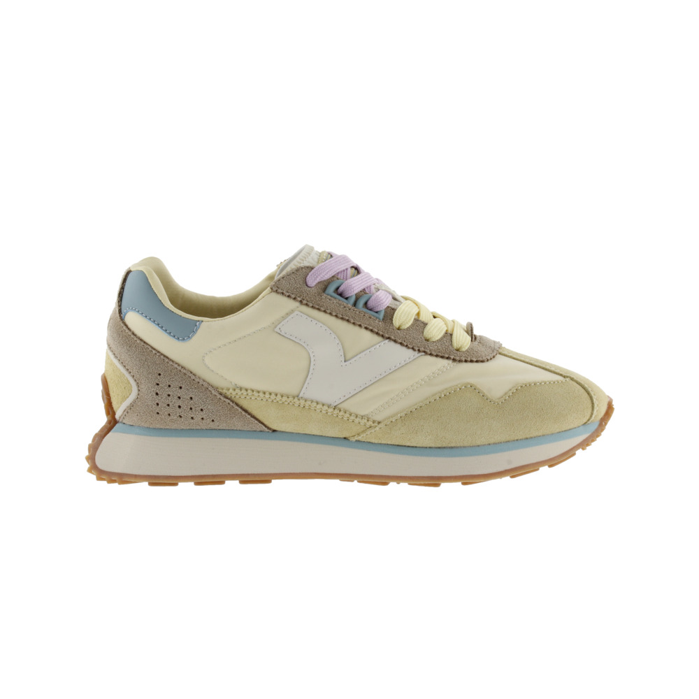 Victoria 1985 ROOT Zapatillas de nylon con piezas de color y serraje 8812101