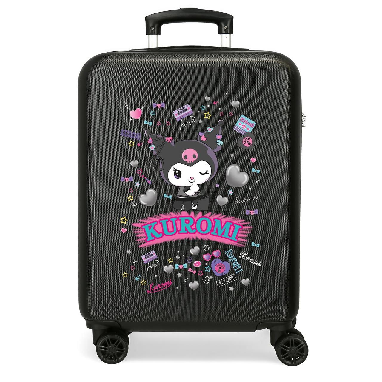 Maleta de cabina Sanrio Kuromi Retro Pop 55x38x20cm