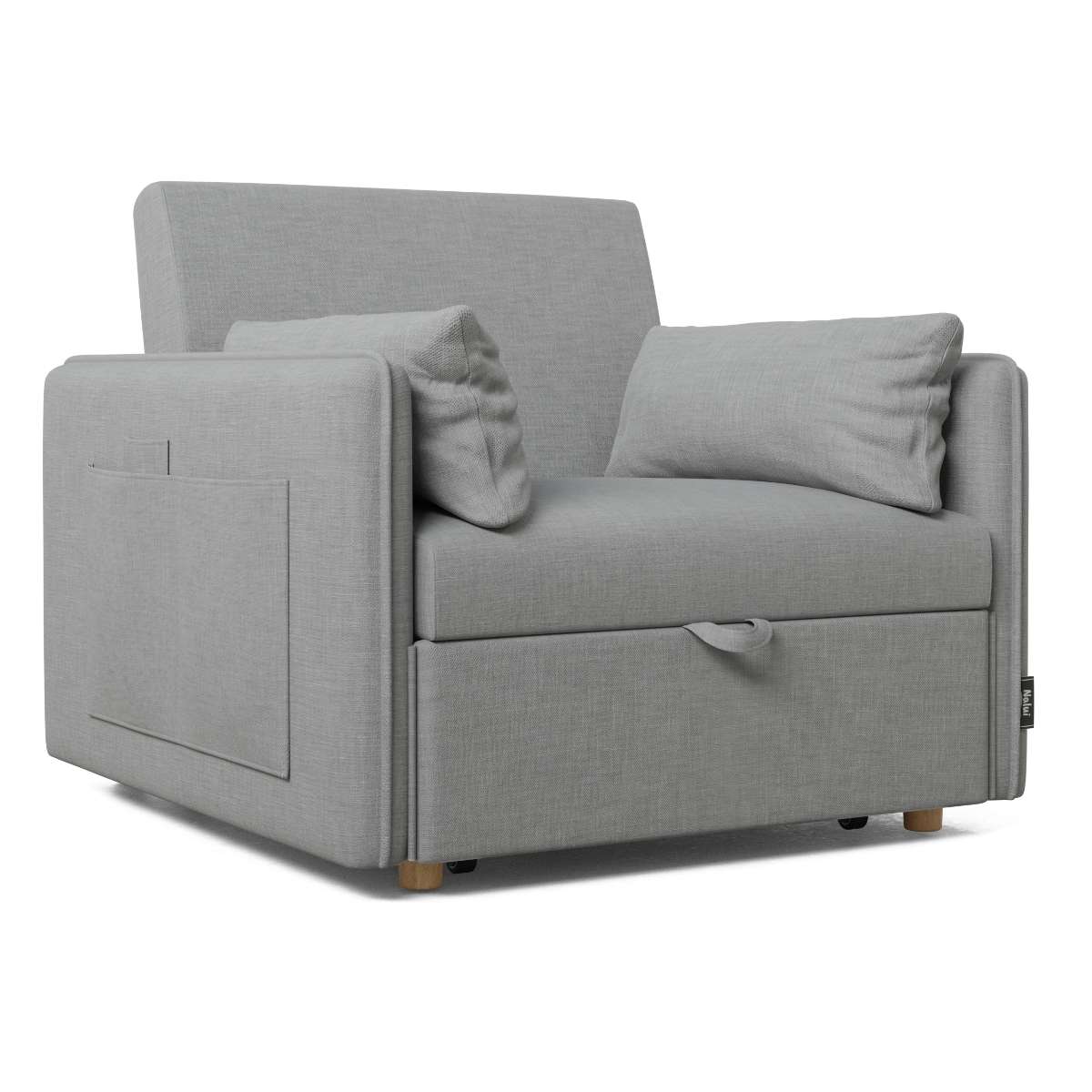 Nalui Sillón Cama Nest 1  Reclinable 3 en 1 (93x100x79cm) con 2 Cojines