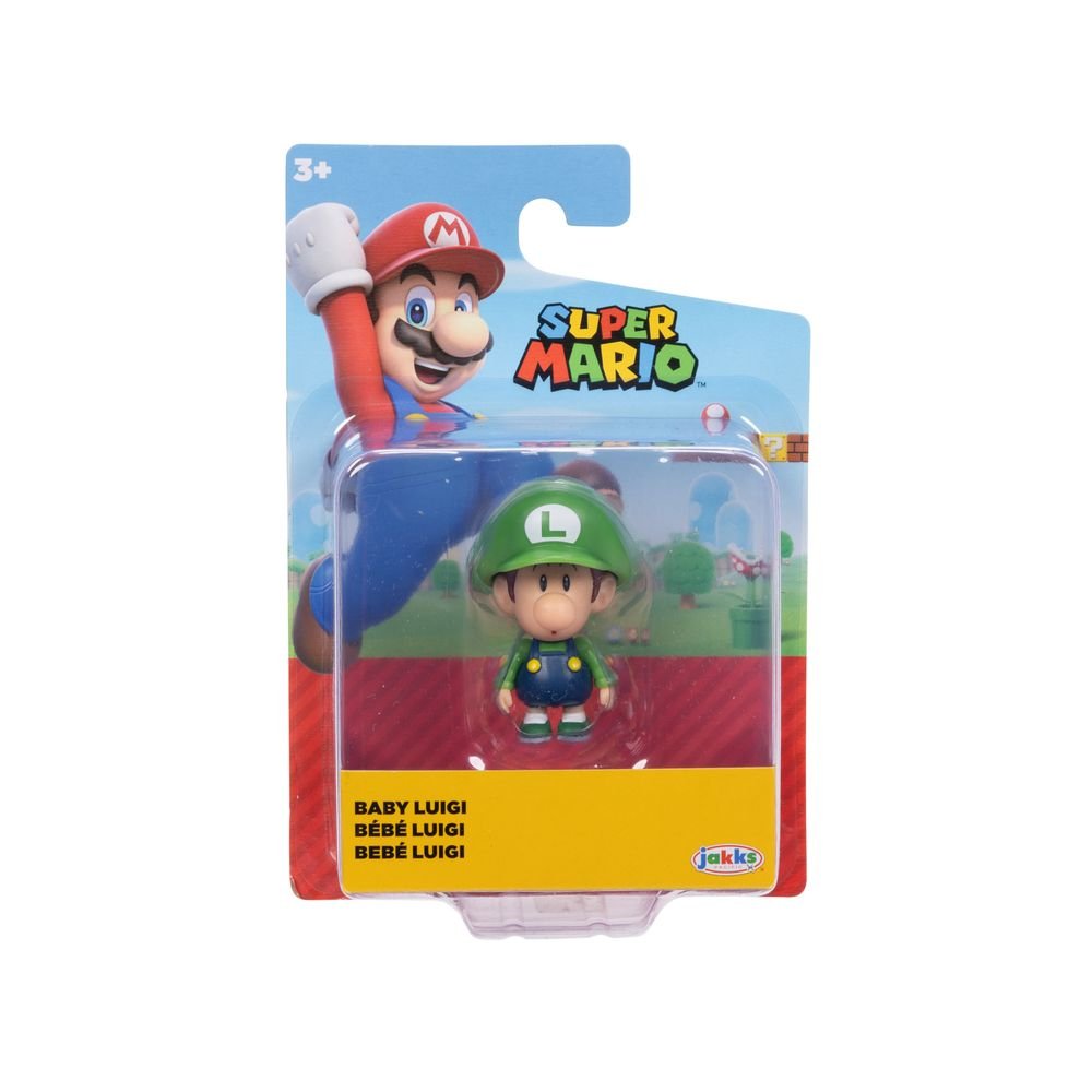 JAKKS FIGURAS COLECCIONABLES DE LA SERIE 49 SUPER MARIO 6 CM FIGURAS DE ACCION 5x9x13 Cms.