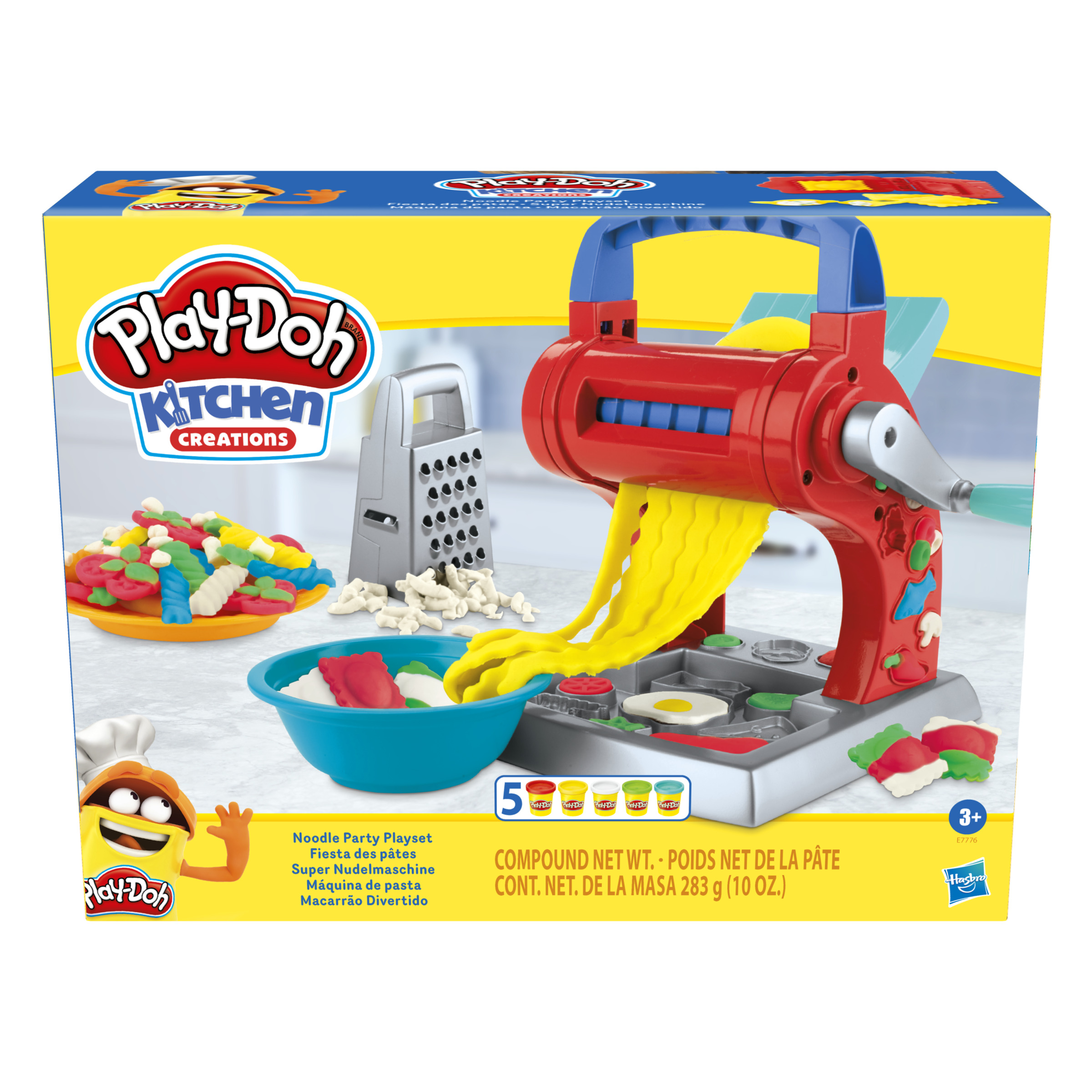 Hasbro - Máquina de Noodles - Juguete creativo - Play-Doh  - 3 AÑOS+