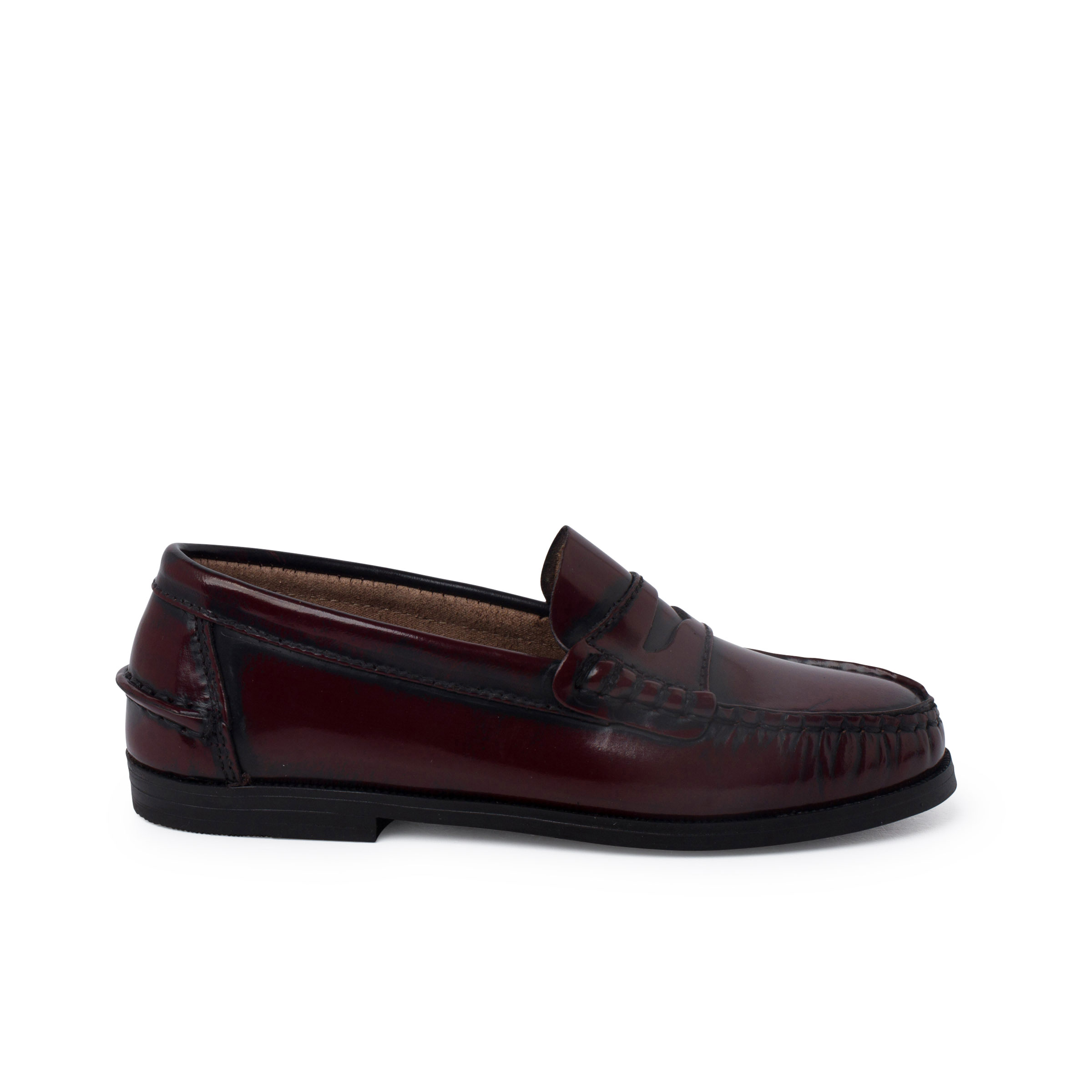 Pisamonas zapatos castellanos mocasines de piel para niño
