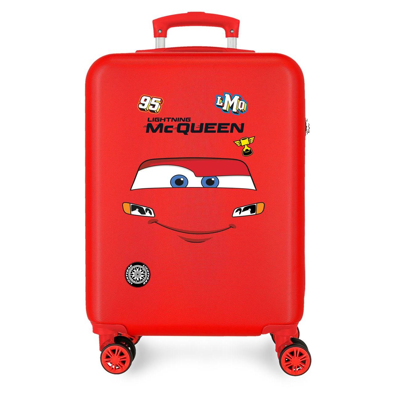 Maleta de cabina Disney Mcqueen Red 55x38x20cm