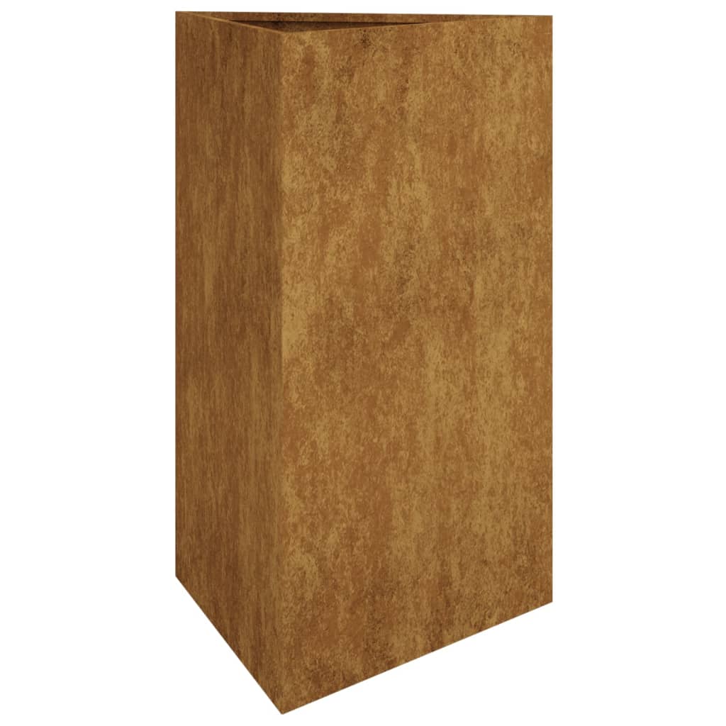 vidaXL Jardinera de acero corten 50x43x75 cm
