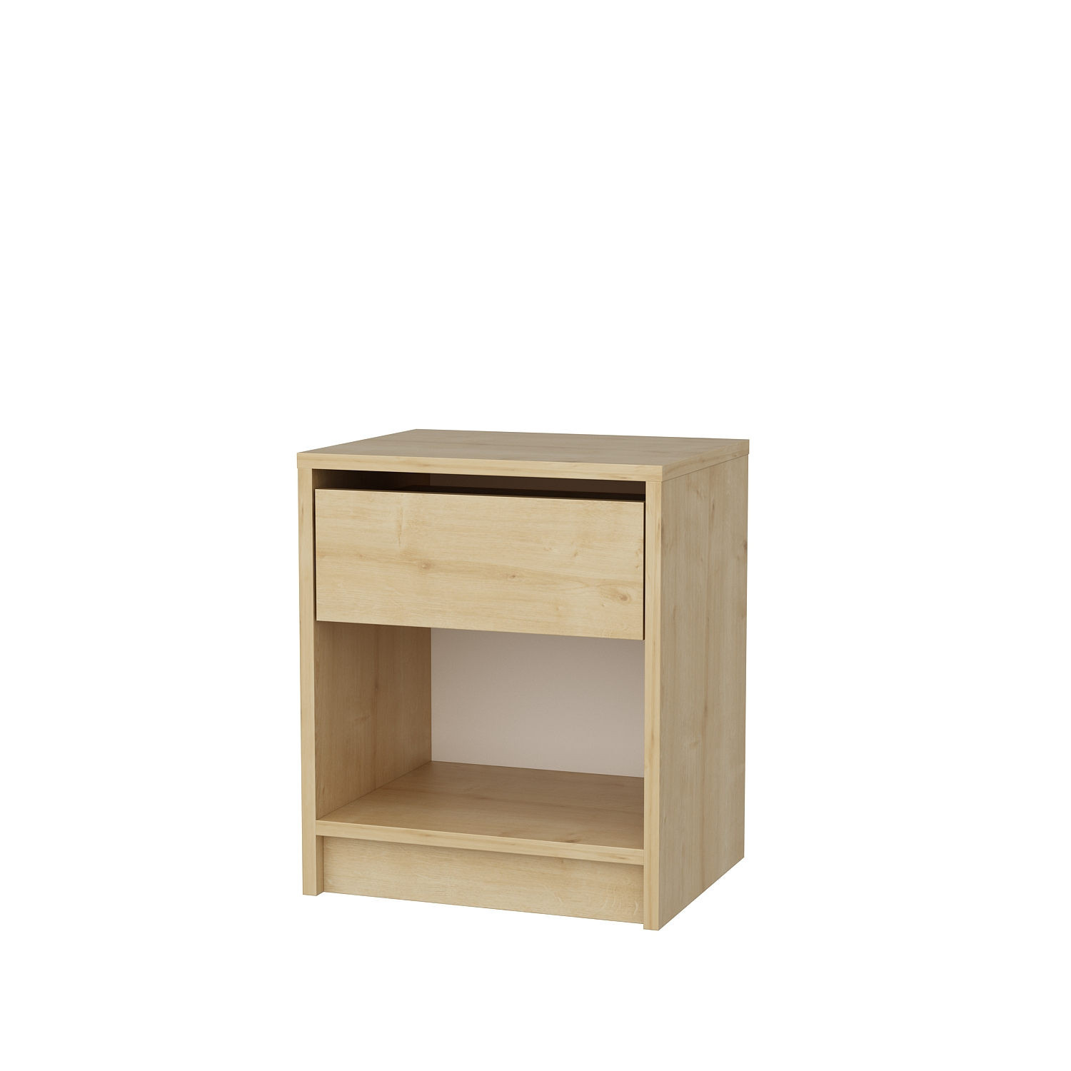 Habitat y Jardin - Mesilla de noche de madera "Sheridan" - 45 x 40 x 53 cm - Beige