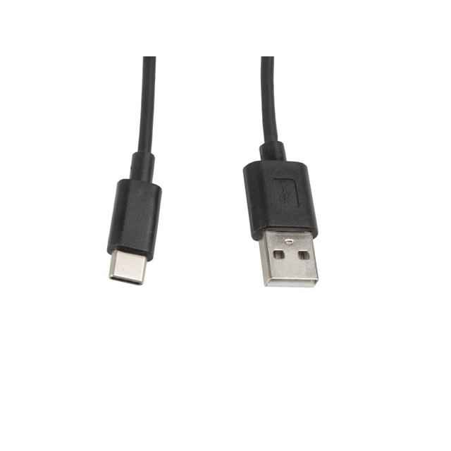 CABLE LANBERG CA-USBO-10CC-0010-BK USB MACHO A USB TIPO-C MACHO - NEGRO - 1 METRO