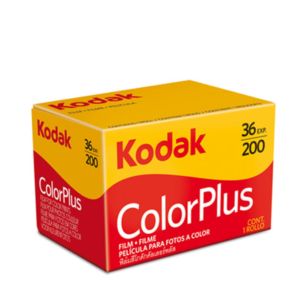 Carrete Kodak película analógica 200 ISO 135 de 36 exposiciones COLOR PLUS 200 FILM carrete 35mm