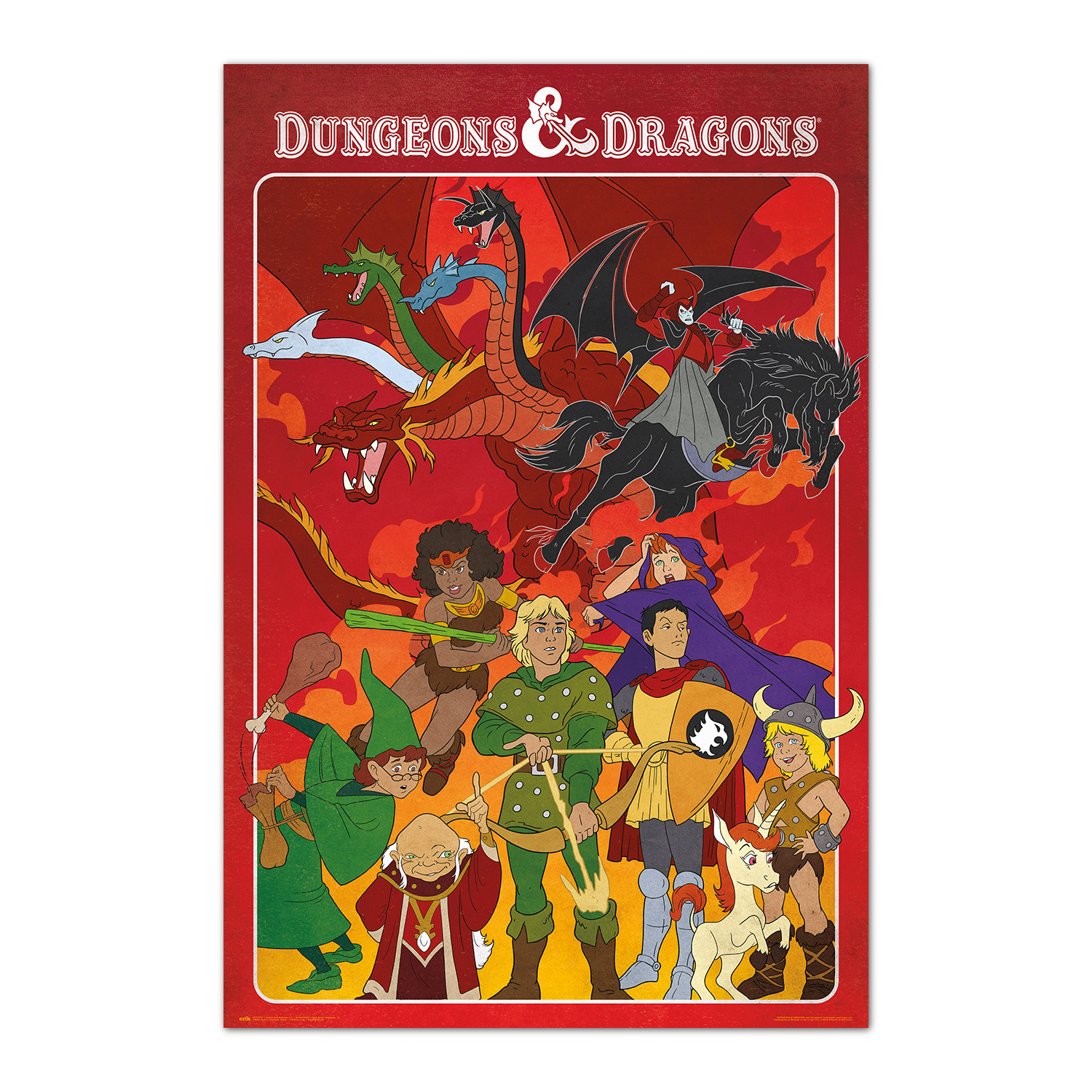 Poster dungeons & dragons the animated series