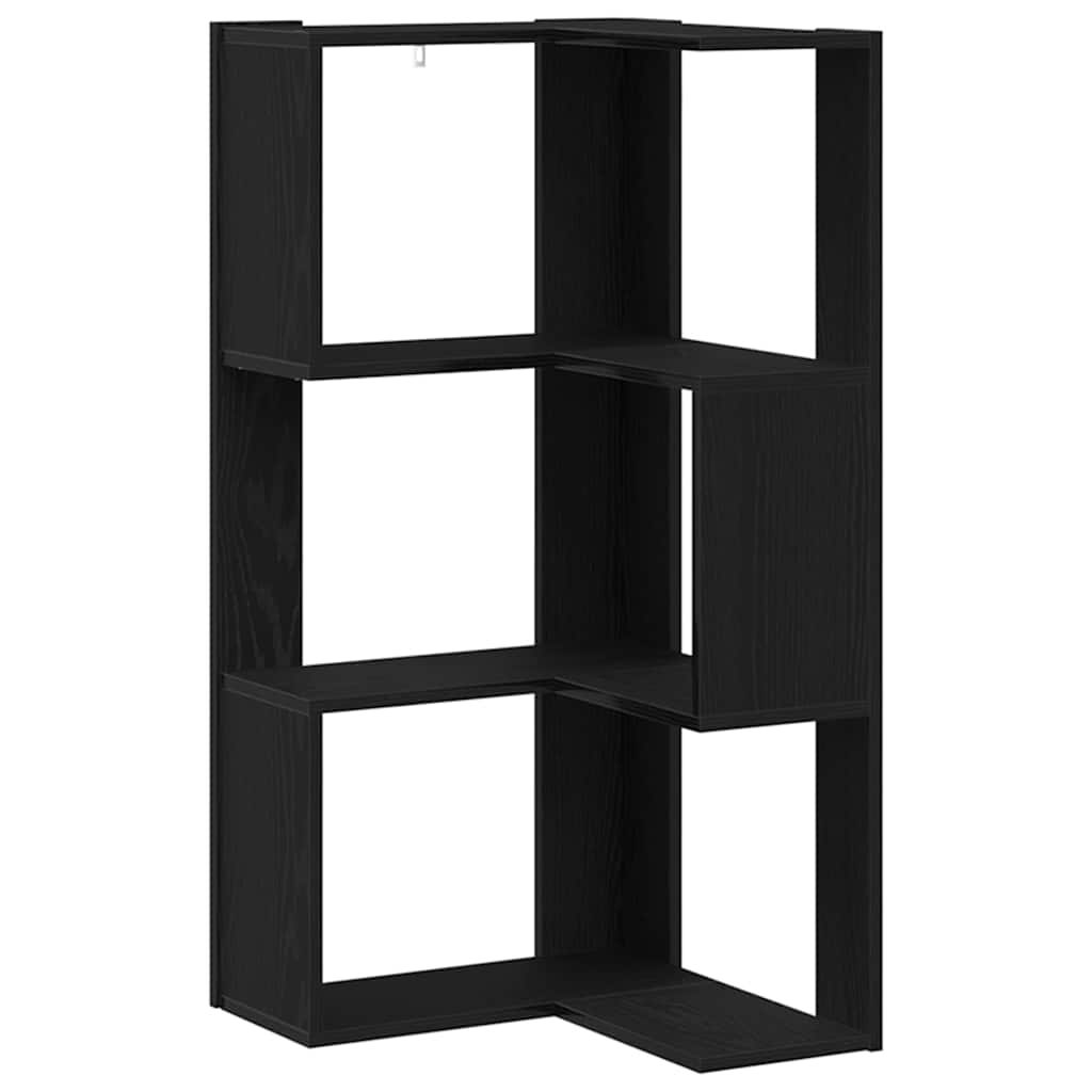 vidaXL Estantería Roble Negro 50 x 50 x 102 cm