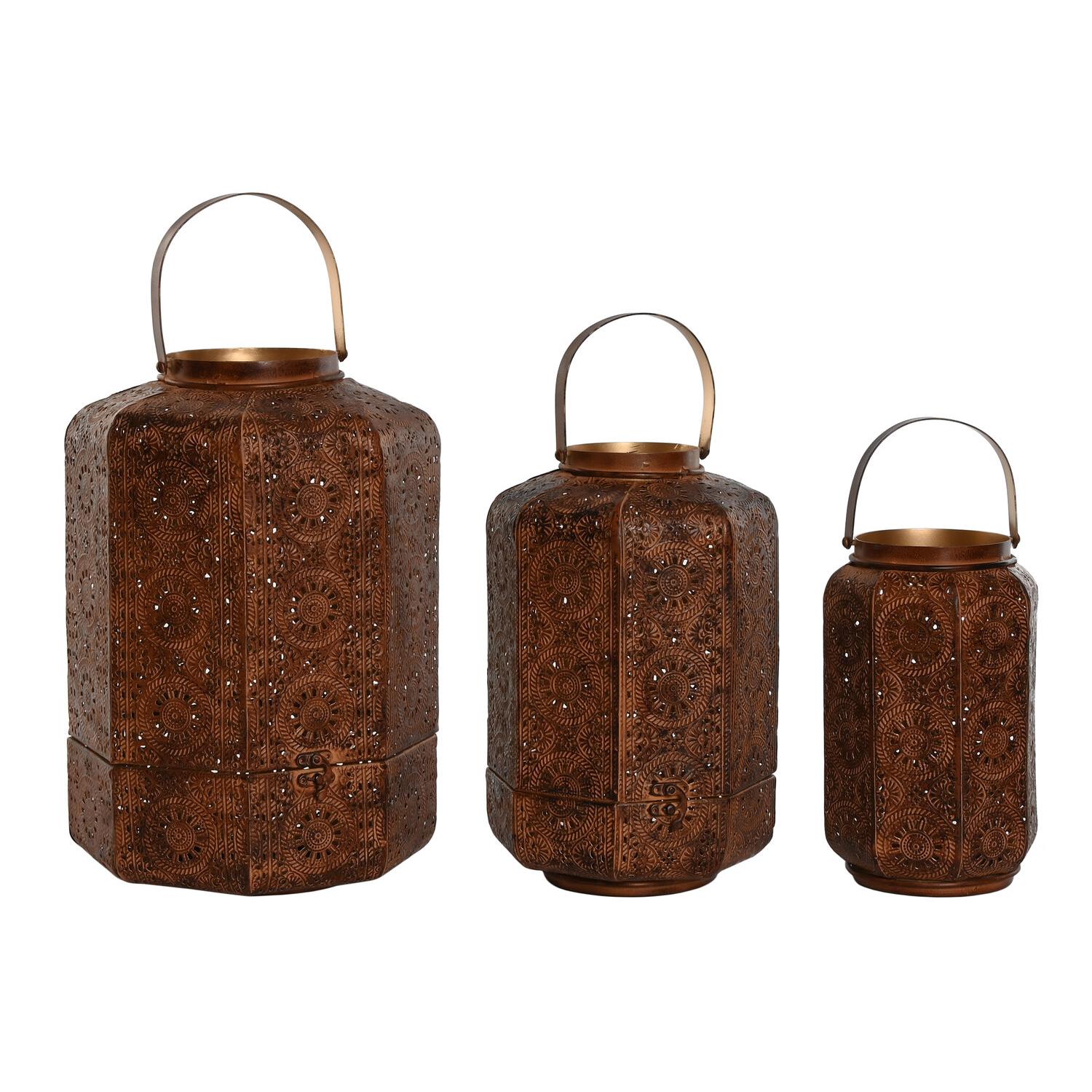 Portavela Set 3 Metal 26X26X38,5 32Cm/26Cm El mejor complemento para tu hogar. - Fijalo -