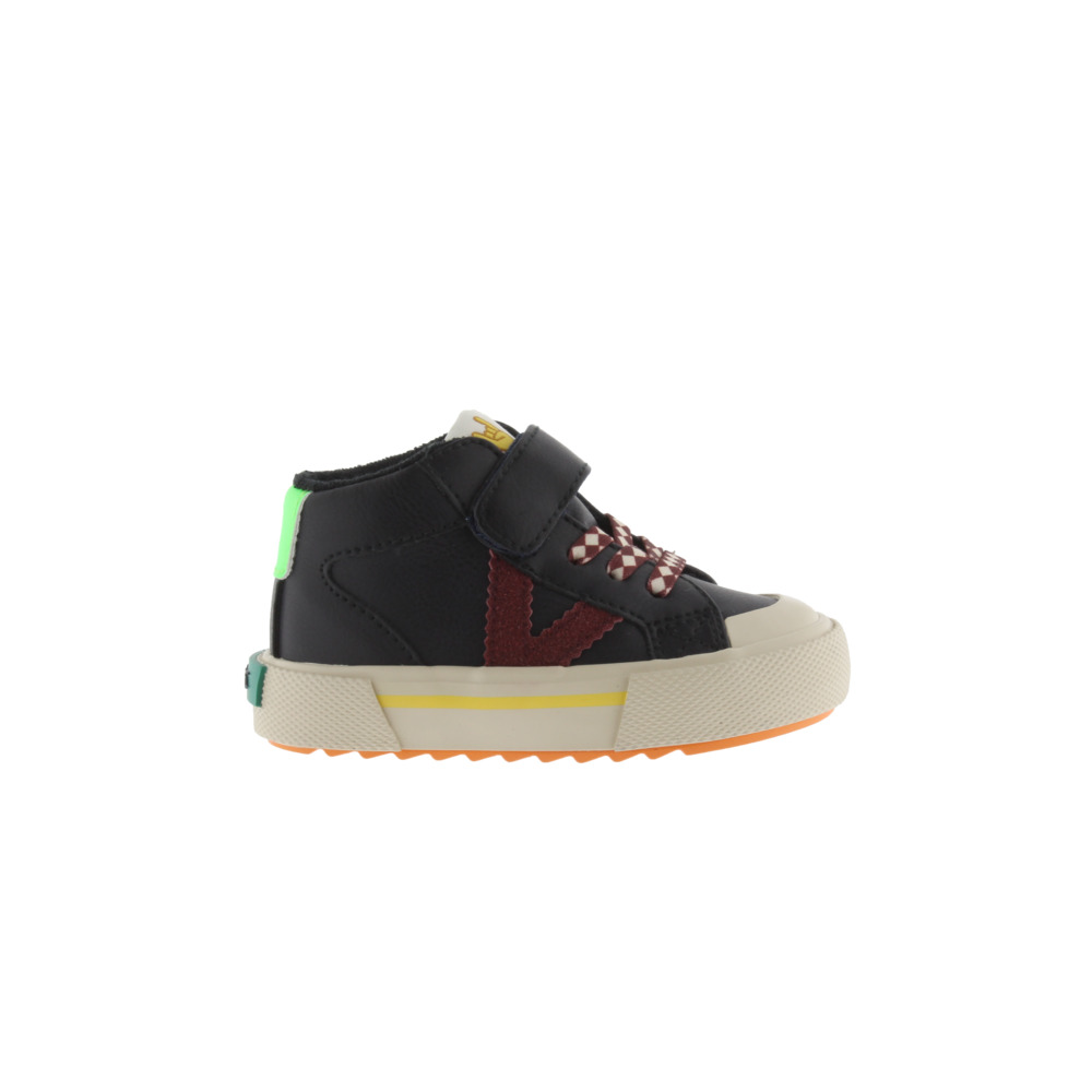 Victoria Tribu Zapatillas abotinadas de efecto piel con cordón elástico y tira adherente 1065198