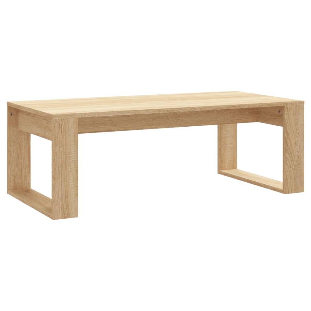 Vidaxl Mesa de Centro de Madera de Ingeniería 102x50x35 Cm Blanco