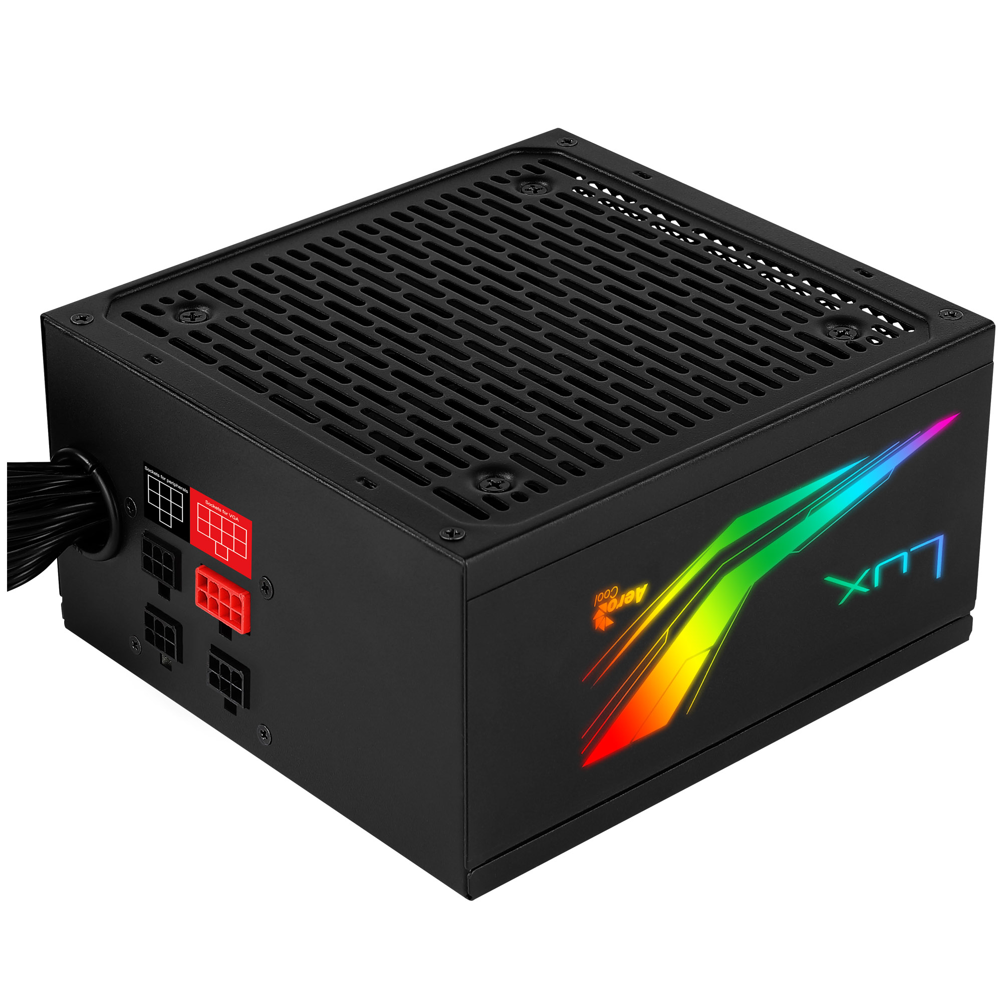 FUENTE ALIMENTACIÓN AEROCOOL LUX RGB 550W
