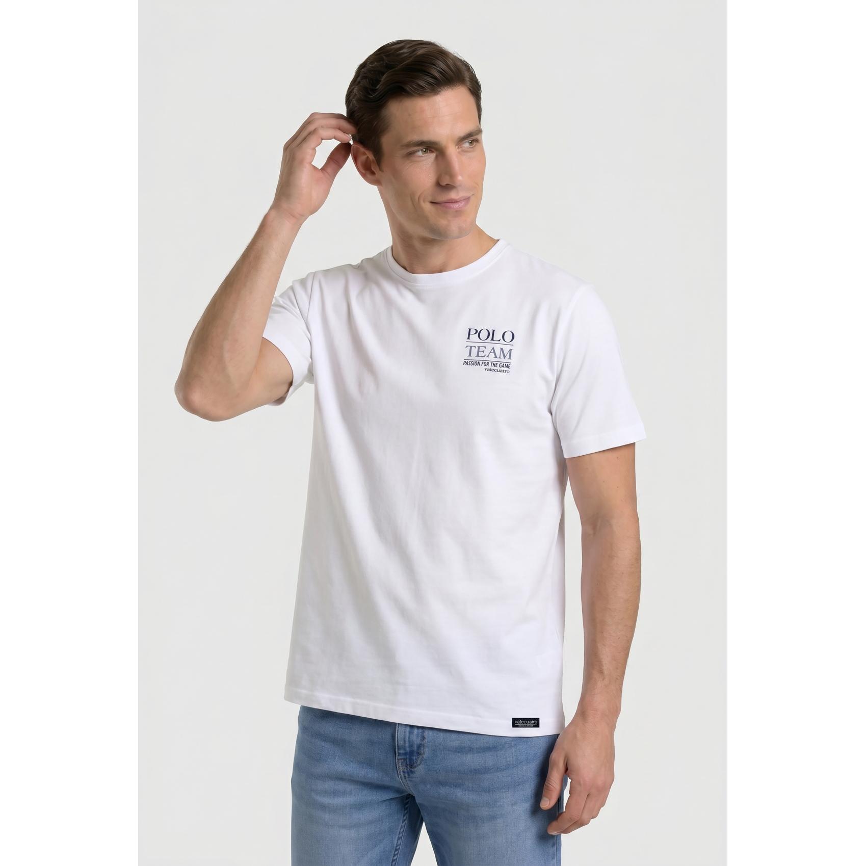 Camiseta Valecuatro Polo blanca