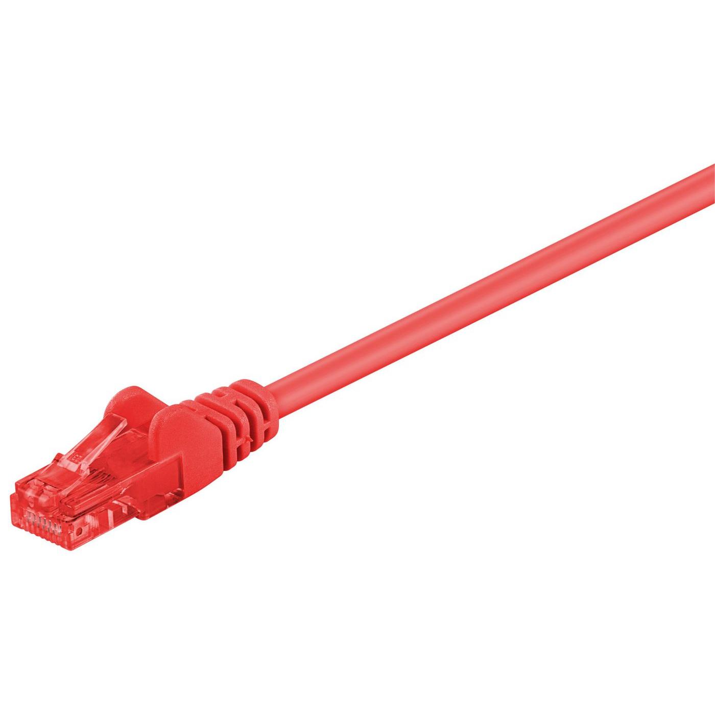 Microconnect Cable de Red CAT6 U/UTP 15M Rojo PVC - Alta Velocidad de Transferencia