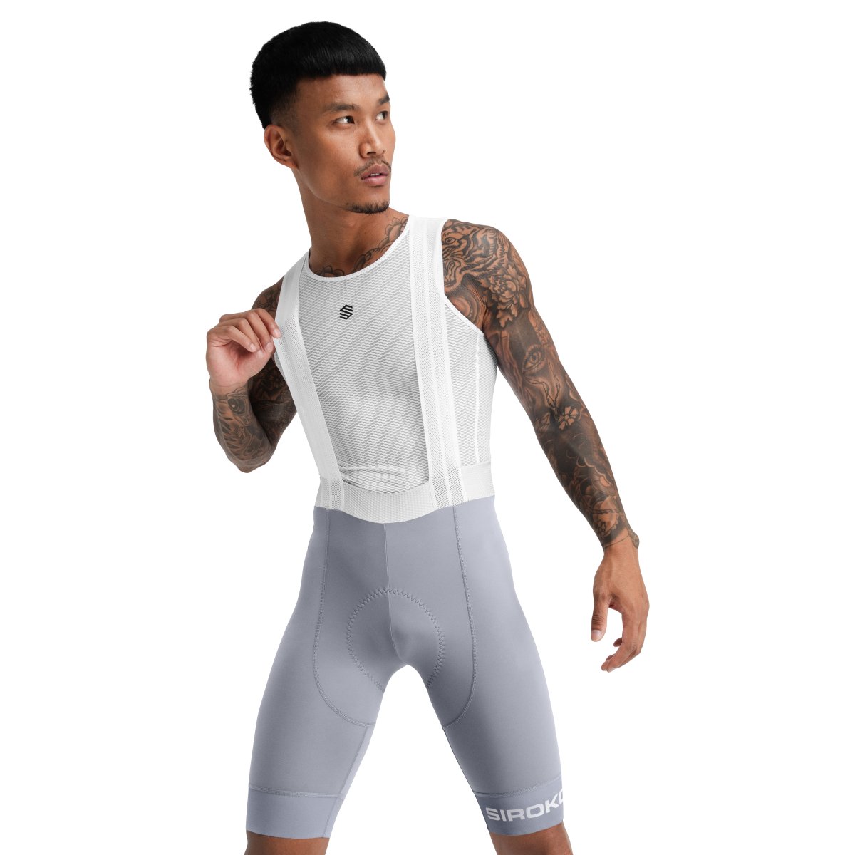 Siroko - Culotte BX Corto Tirantes Elásticos Ciclismo para Hombre_