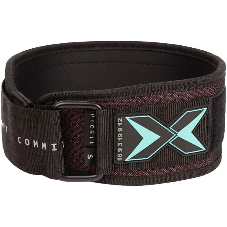 PicSil Cinturón Lumbar para Powerlifting, Ideal para Sentadillas, Peso Muerto, Press Banca, Cinturón Personalizable con Espacio para Parches