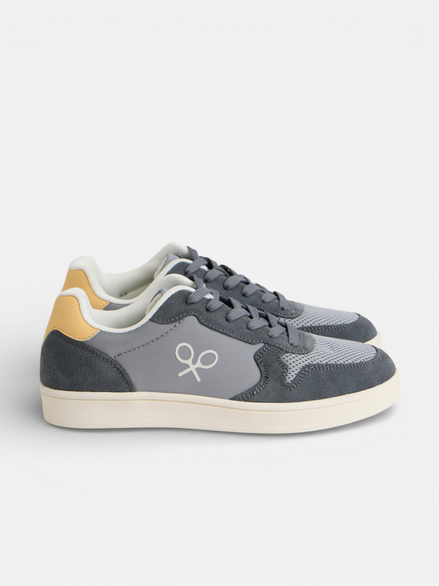 SILBON ZAPATILLA BICOLOR VERDE CLAROGRIS SILBON