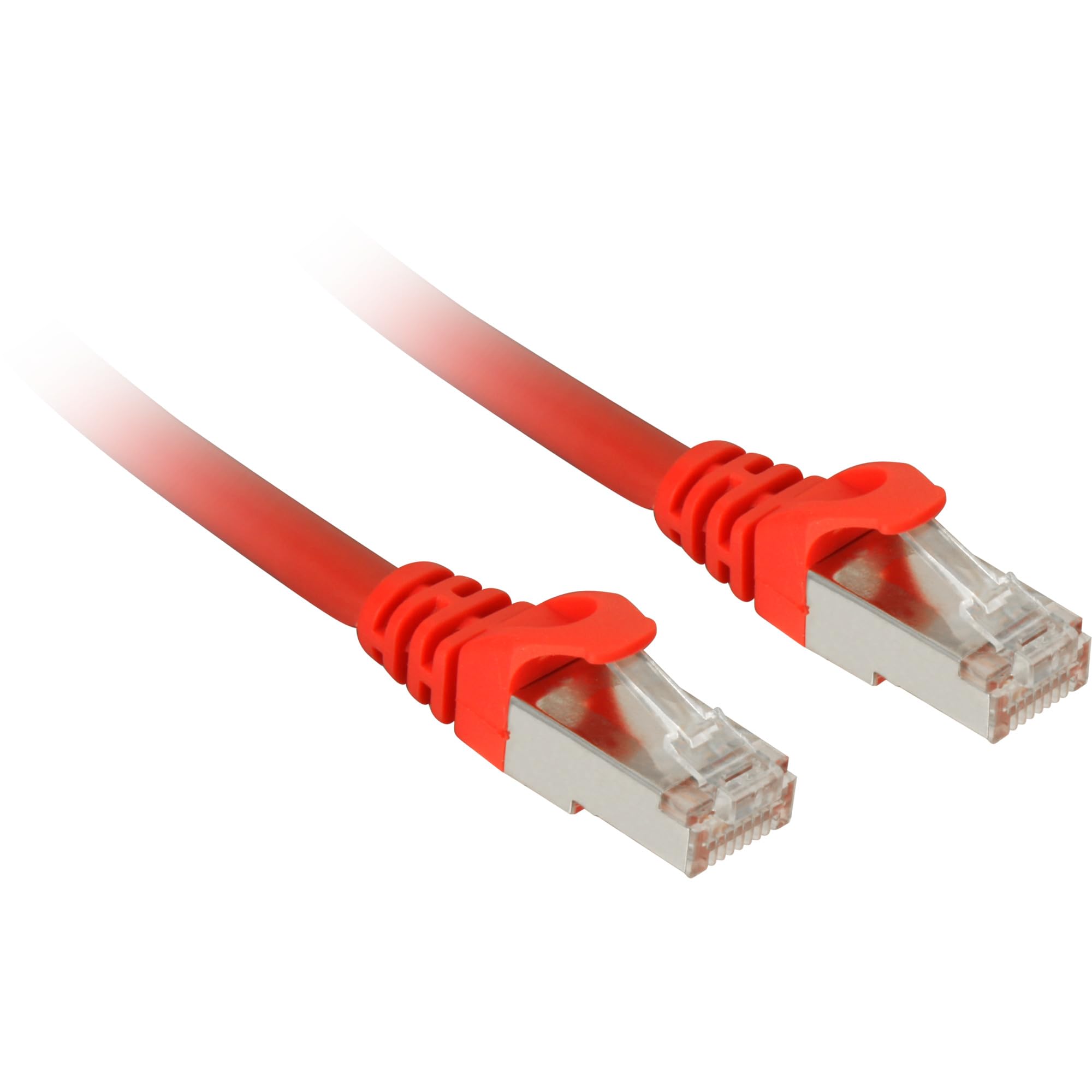 Sharkoon patchkabel sftp. rj-45. mit cat.7a rohkabel (rot. 10 meter)