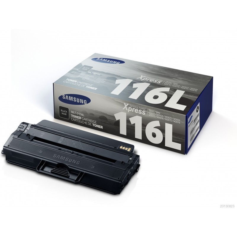 HP - Samsung Cartucho de tóner negro de alto rendimiento Samsung MLT-D116L SU828A