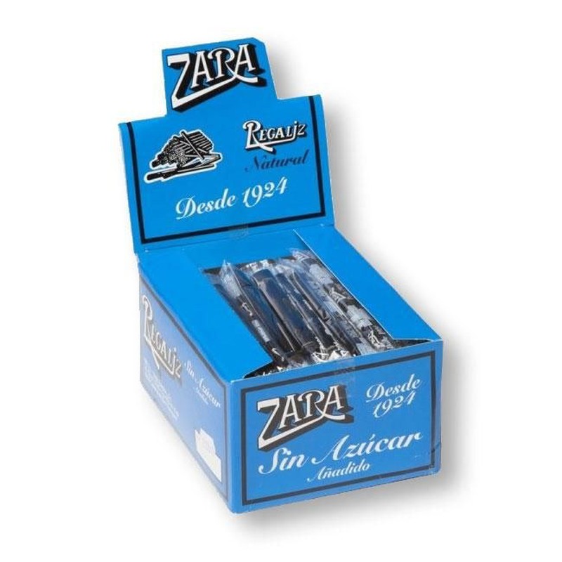 HALLS Zara Regaliz Natural en Barritas Caja de 100 ud (600 g) Sin Conservantes ni Colorantes