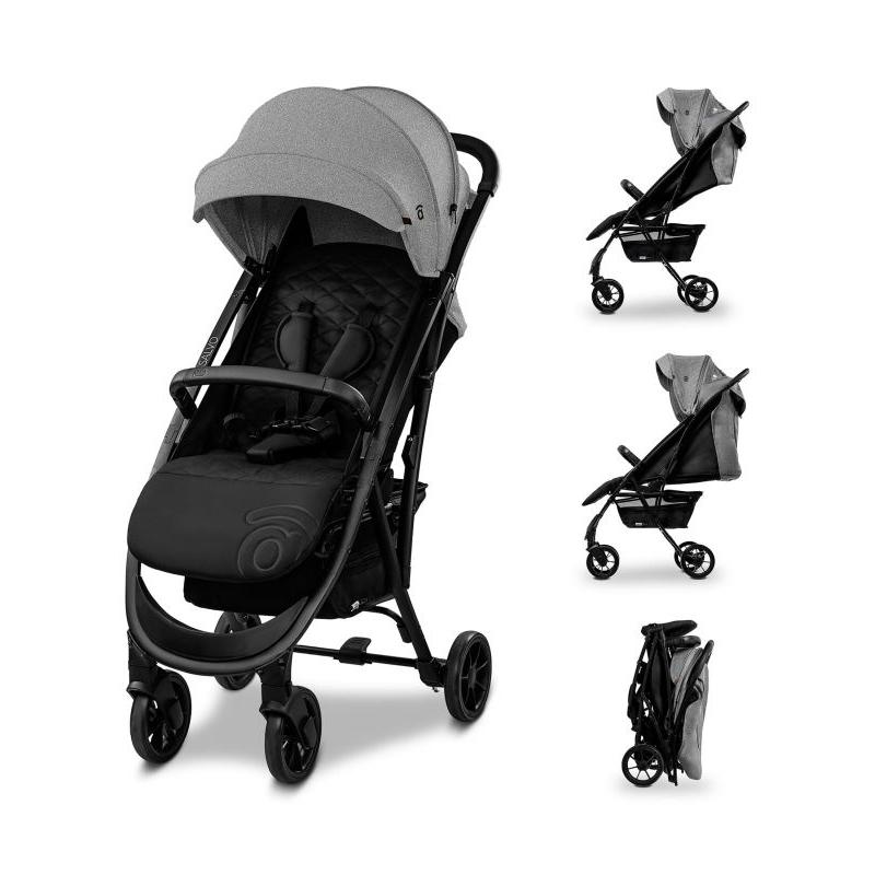 Asalvo Silla de Paseo Cotton 2 Gris - Seguridad y Comodidad para tu Bebé