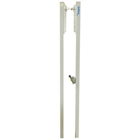 JUEGO POSTES VOLEOBOL FIJOS DE ALUMINIO SECCION CUADRADA 80X80MM SOFTEE EQUIPMENT