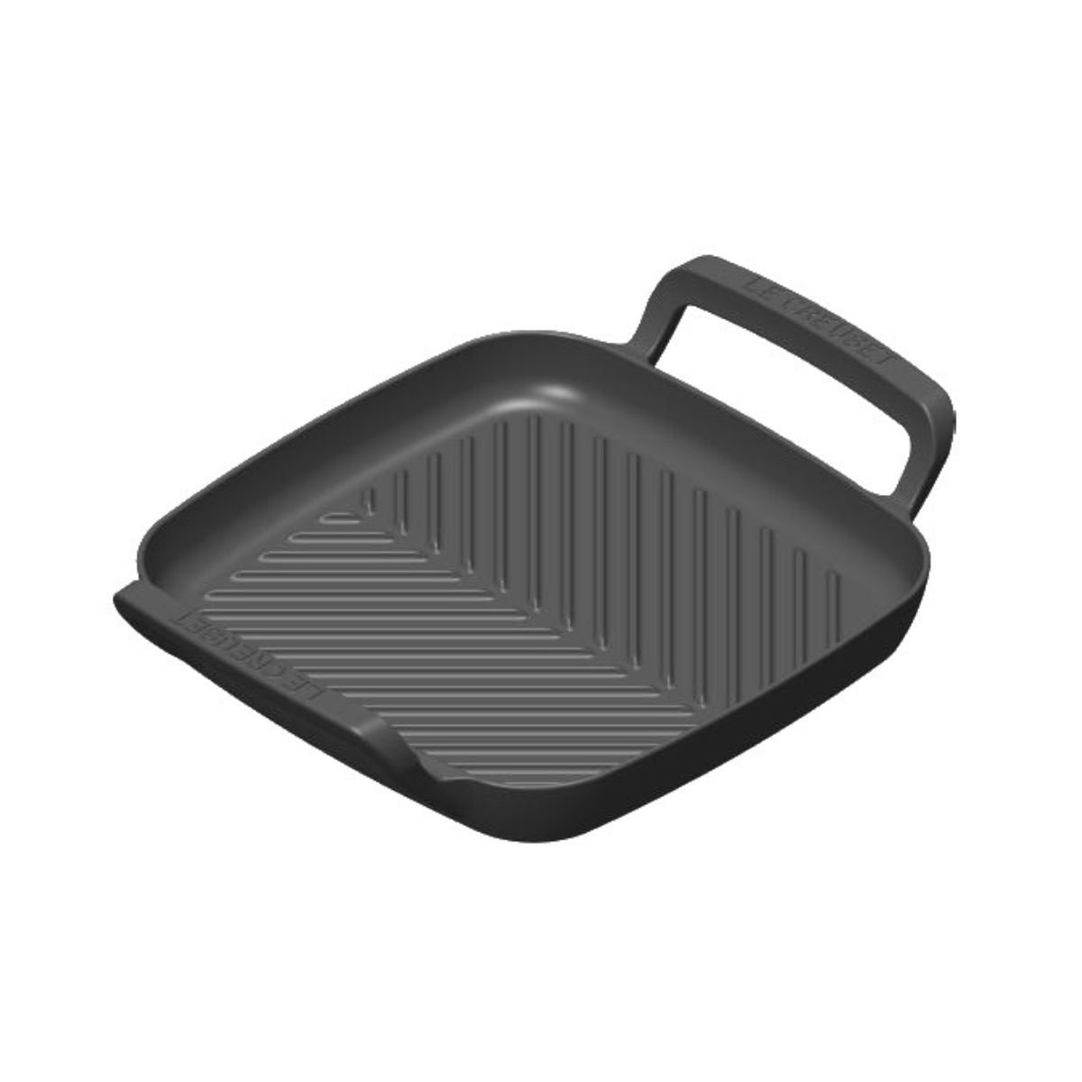 Plancha de Hierro Fundido Esmaltado Cuadrada 26 cm – Colección Outdoor Le Creuset para Barbacoa, Ideal para Carnes y Pescados con Altas Temperaturas y Fácil Limpieza