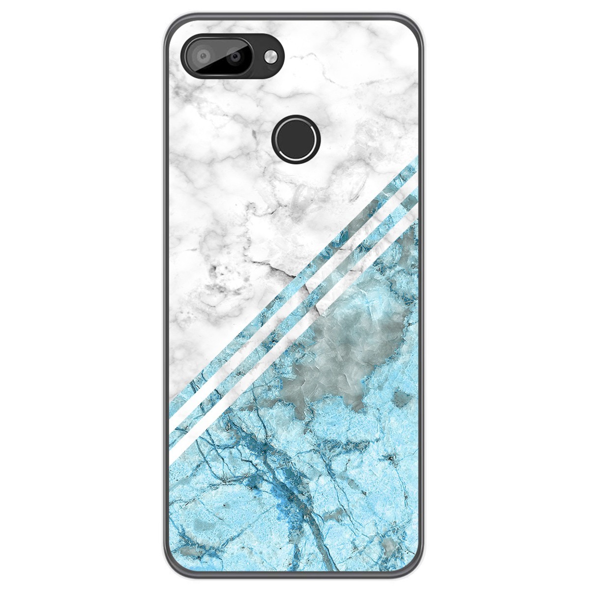 Tumundosmartphone Funda Gel Tpu para Oukitel C11 / C11 Pro diseño Mármol 02 Dibujos