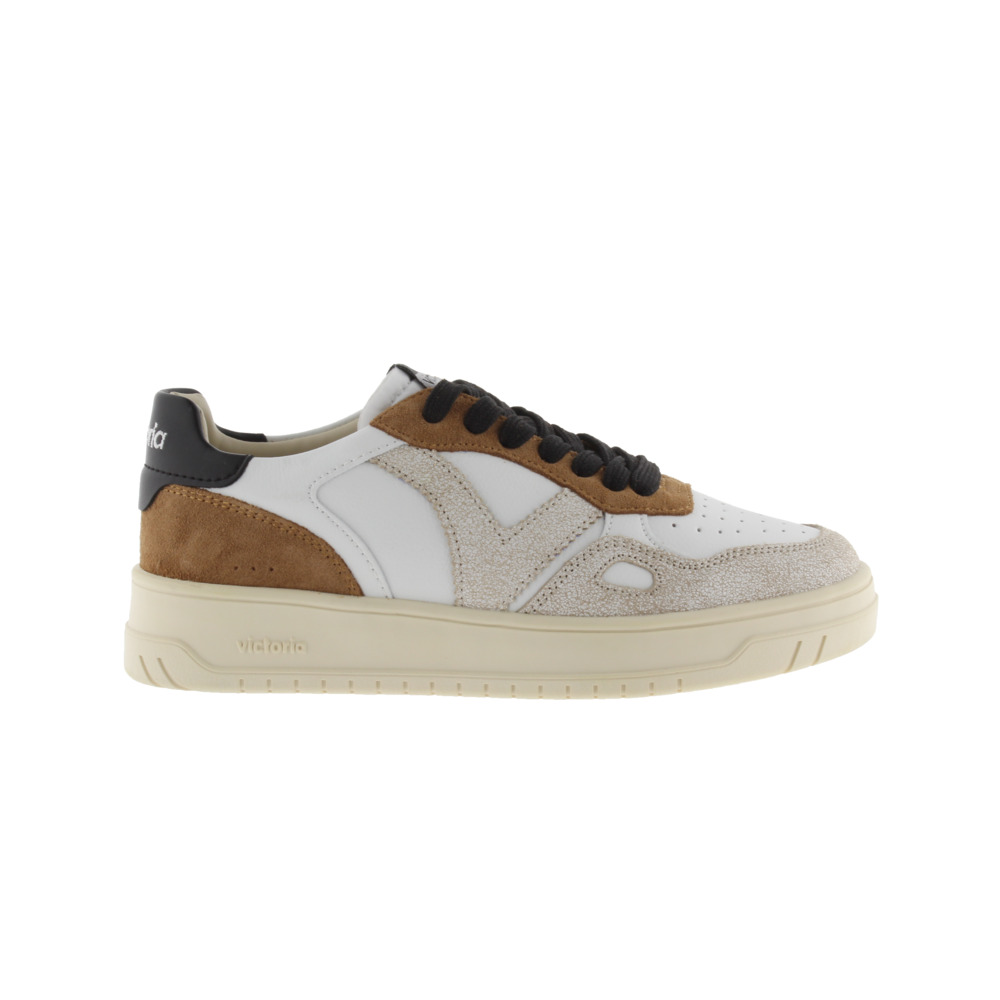 Victoria Seúl Zapatillas de efecto piel con piezas de color y serraje en contraste 1257137