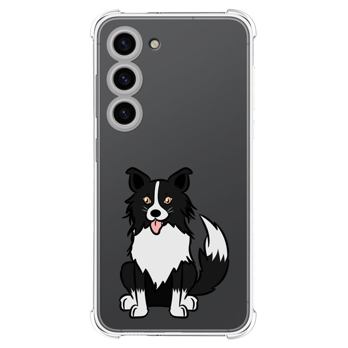 Funda Silicona Antigolpes para Samsung Galaxy S23 5G diseño Perros 01 Dibujos