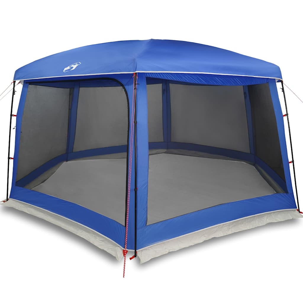 vidaXL Carpa para piscina con desmontables y paredes azul 618x532 cm