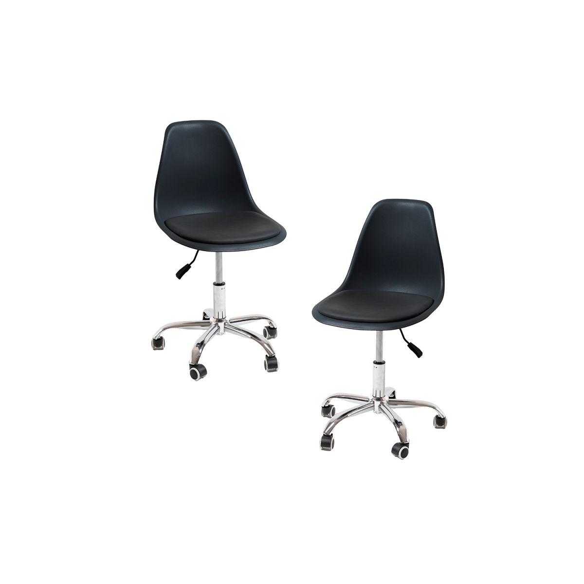 Regalos Miguel - Packs Sillas - Pack 2 Sillas Dami Office - Negro