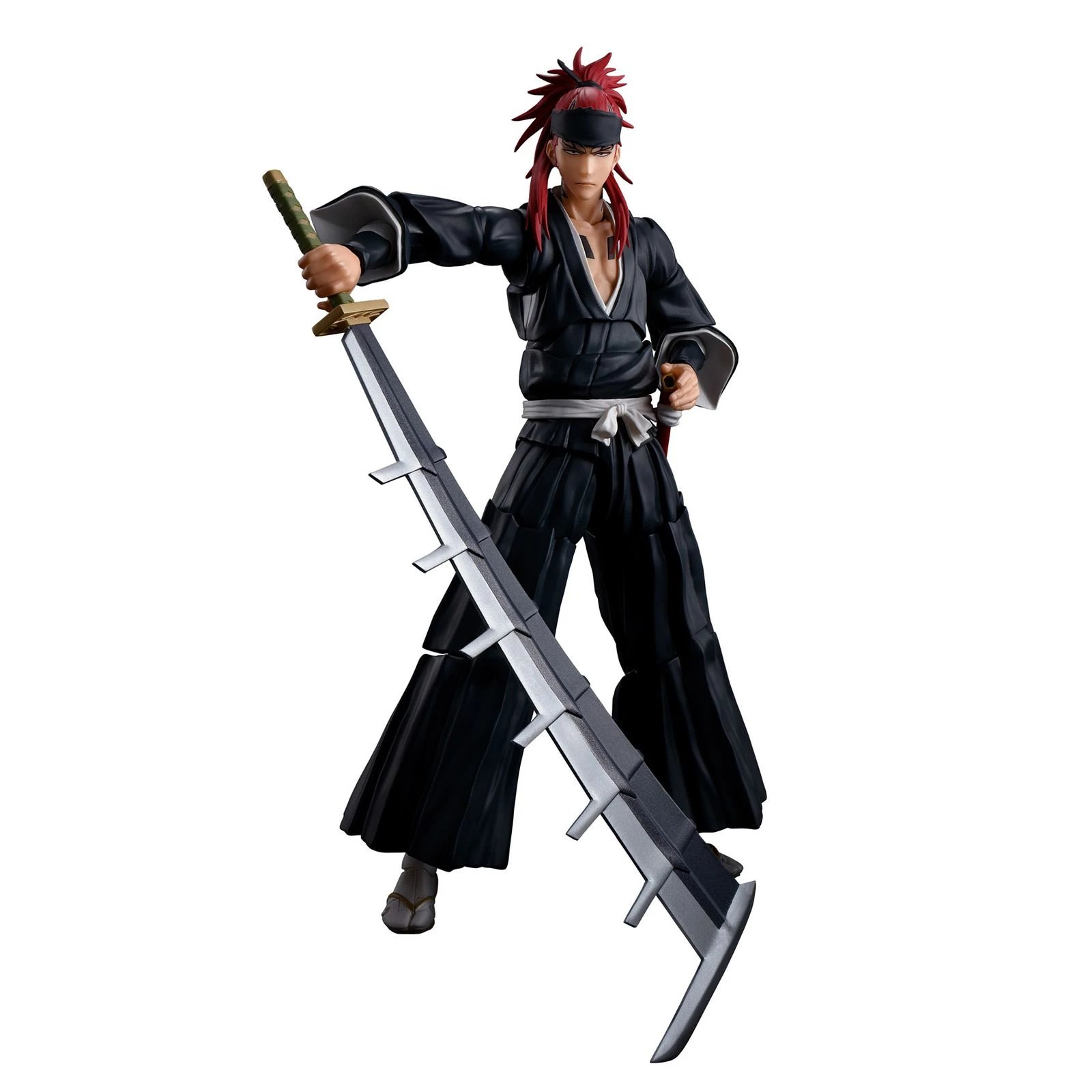TAMASHII NATIONS - Figura de acción Renji Abarai de Bleach SD651440, articulada y detallada, 15,5 cm, para coleccionistas y fans del anime